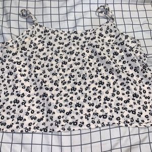 cute off white floral top